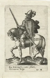Niederländischer Reiter mit Gewehr