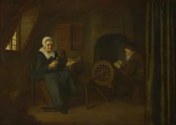 Tobit und Anna, ca. 1657-1658