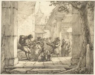 Markt in einer Stadt