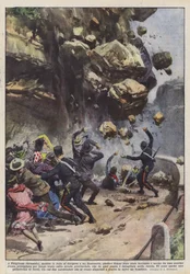 In Pitigliano (Grosseto), während die Menge zu einem Heiligtum zog, wurden vier Frauen...