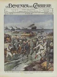 Geschickte Landung einer großen Expeditionsstreitmacht zwischen Zuara und der tunesischen Grenze