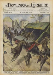 Großwildjagd in einem französischen Dorf