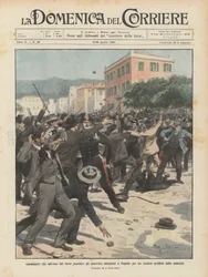 Carabinieri retten Anarchisten vor dem Volkszorn bei einer verbotenen Versammlung in Rapallo