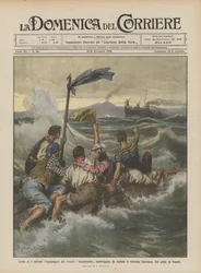 Wie die Besatzung des gestrandeten Segelschiffs Incoronata nach einem heftigen Sturm gerettet wurde