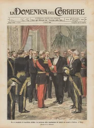 Von einem Präsidenten der Republik zum anderen, die Zeremonie der Machtübergabe von Loubet