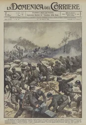 Tag und Nacht warf das österreichische Kommando gegen die neue italienische Linie