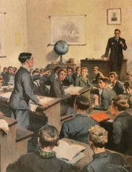 Bekämpfung des Analphabetismus, Kinder in der Schule