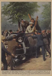 Schwerer Unfall der Königinmutter von England