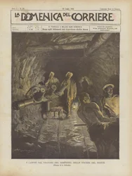 Die Arbeiten Am Simplontunnel, Im Inneren Des Berges