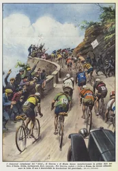 Die lauten Begeisterungen der Fans von Guerra und Binda charakterisierten die erste Phase des Giro d