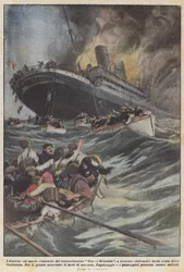 Die Dramen des Meeres, der Brand des Transatlantikliners City of Honolulu, dreihundert Kilometer entfernt