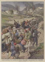 Die Wunder des Patriotismus, die gesamte Bevölkerung der griechischen Stadt Melnik emigriert