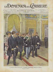 Der Graf von Turin eröffnet die V. Internationale Kunstausstellung in Venedig