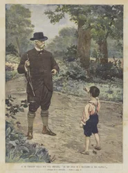 König Umberto in seinem Privatleben, 