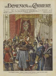 Der König von Ungarn hält die Abschlussrede des Parlaments nach den letzten Skandalen