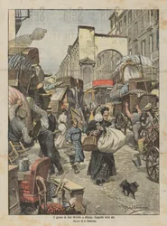 Der Tag des Heiligen Michael in Mailand, das Aussehen der Straßen