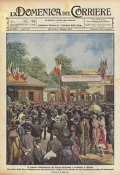 Die große Aufstellung der nationalen und weltweiten Arbeit in Mailand