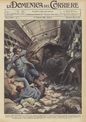 Der Schnellzug Paris-Mailand entgleiste am Bahnhof von Montereau, die Lokomotive erfasste...