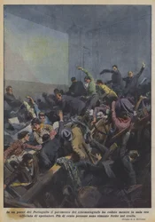 In einem Dorf in Portugal brach der Boden des Kinos ein, während der Saal voller Zuschauer war