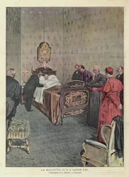 Die Krankheit von Papst Leo XIII.