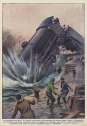 Die Lokomotive im Meer