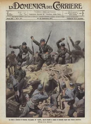 Der Kampf nordöstlich von Görz