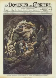 Der unterirdische Kampf, unsere Truppen beenden einen Tunnel, um eine Gegenmine zu zünden