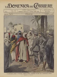 Der friedliche Einmarsch in Tripolitanien, Notabeln des südlichen Fezzan, die handeln