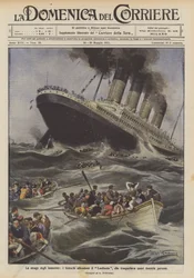 Das Massaker an den Unschuldigen, die Deutschen versenken die Lusitania, die fast zweitausend Menschen transportierte