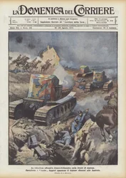 Die Siegreiche Französisch-Britische Offensive An Der Front Von Amiens