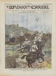 Die großen Manöver im Piemont, die Verlagerung der Artillerie während der endgültigen Aktion