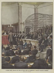 Berühmte Prozesse, Prozess vor dem Assisengericht in Viterbo gegen etwa vierzig Camorristen, die des Mordes beschuldigt werden