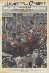 Die prächtigen Empfänge Londons für die italienischen Monarchen