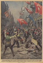 Die großen Freudenfeiern in Konstantinopel nach dem Sieg über die Griechen führten zu Unruhen