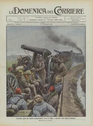 Der letzte Versuch, Konstantinopel zu retten, der Versand von Truppen und Material zur Linie von Çatalca