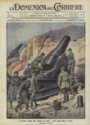 Die unaufhörliche Aktivität der Artillerie auf dem Karst