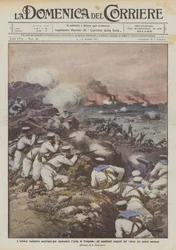 Der unglückliche österreichische Versuch, die Insel Pelagosa zurückzuerobern, die Angreifer zurückgeschlagen