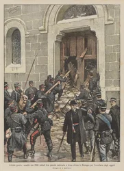 Der letzte Krieg, Angriff von 2000 Soldaten auf ein kleines Seminar und eine Kirche in der Bretagne