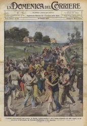 Die letzte amerikanische Extravaganz, der Cross-Country-Tanz, an dem 400 Paare teilnahmen