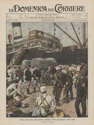 Die letzte Phase der großen kombinierten Manöver, Einschiffung des Materials und der Truppen