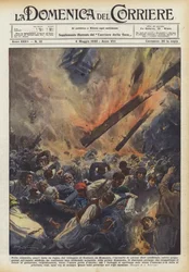 In der fast vollständig aus Holz gebauten Kirche des Dorfes Costesci in Rumänien, das Feuer einiger