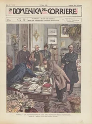 Paris, die Durchsuchung im Haus des Abgeordneten Paul Deroulede