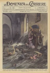 Sintflutartige Regenfälle haben die Umgebung von Koblenz in Westdeutschland überflutet