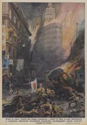 Bevor sie Kanton an die japanischen Truppen übergaben, gaben sich die fliehenden Chinesen vandalischen Akten hin