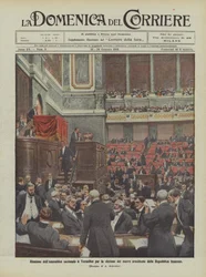 Versammlung der Nationalversammlung in Versailles zur Wahl des neuen Präsidenten der Französischen Republik