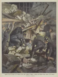 Lebendig begraben unter den Trümmern eines eingestürzten Hauses in Mailand und nach fünf Stunden Qual von Feuerwehrleuten gerettet