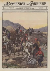 Ernsthafte Lage in Albanien, vor dem siegreichen Vormarsch der Rebellen fliehen die Menschen aus den Bergen