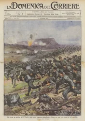 Auf dem Karst, am Morgen des 22. Juli, unsere kraftvolle Gegenoffensive endet mit einer echten Niederlage des Feindes