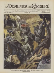 Schreckliche Reise in einem zweiten Klasse Waggon im Zug zwischen Venedig und Mailand