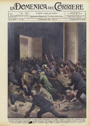 Stürmisch zu den Toren eilend, unter Schreien und Weinen?